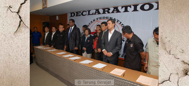 Persiapan penandatanganan Deklarasi Pembentukan AFTD (Asia Federation of Tarung Derajat)